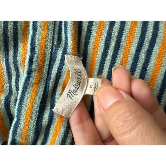 Madewell Audio Stripe knot front tank Medium - Picture 4 of 5